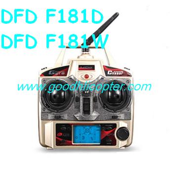DFD F181 F181C F181D F181W Headless quadcopter parts F181D F181W Transmitter (big version) - Click Image to Close